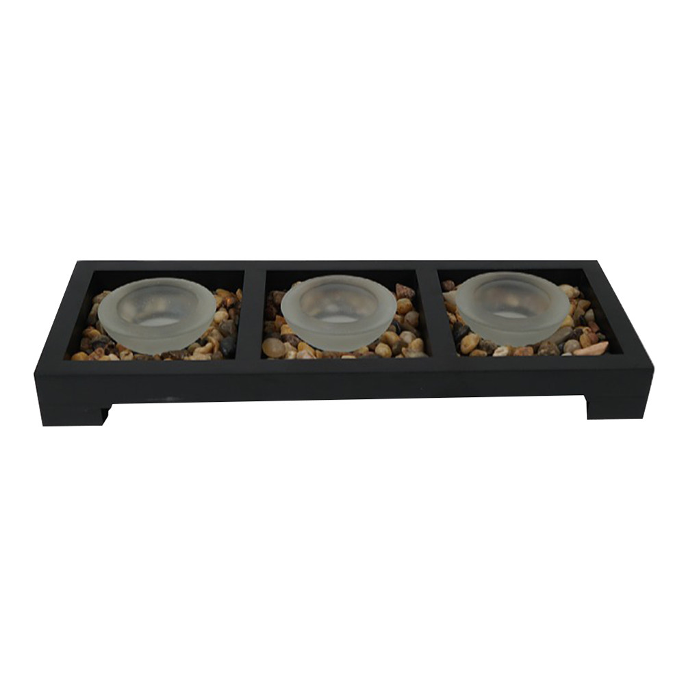 Coffee And Tea Glass - 1 Set Tempat Lilin Kaca dengan