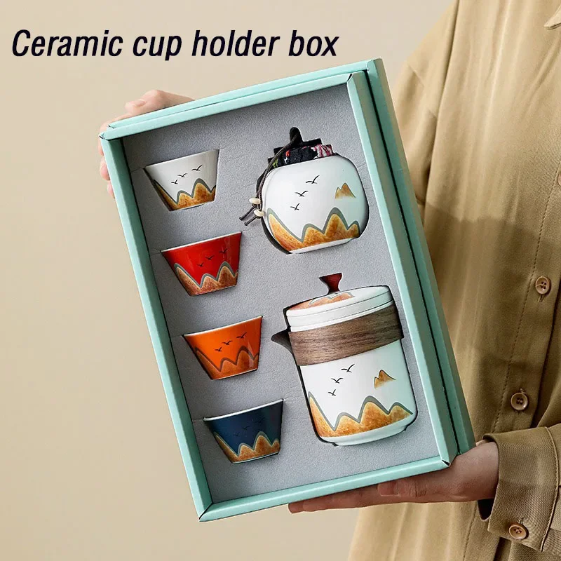 Coffee Tea Drawer Organizer - Kotak hadiah, cangkir teh keramik gaya