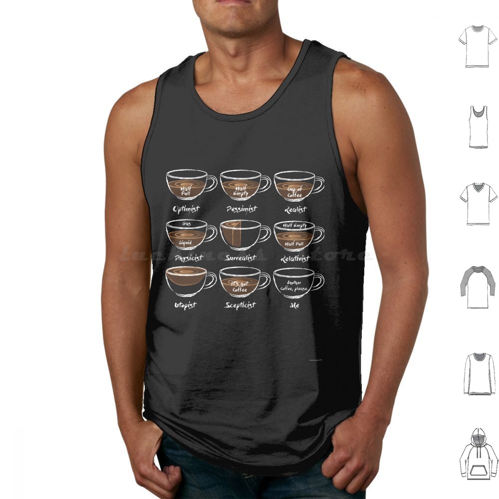 Coffee Tea Knits - Tank Top Kopi Lainnya Rompi Tanpa
