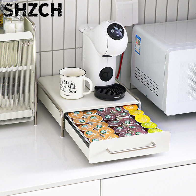 Coffee Tea Drawer Organizer - Tempat Penyimpanan Kapsul Kopi, Organizer Laci