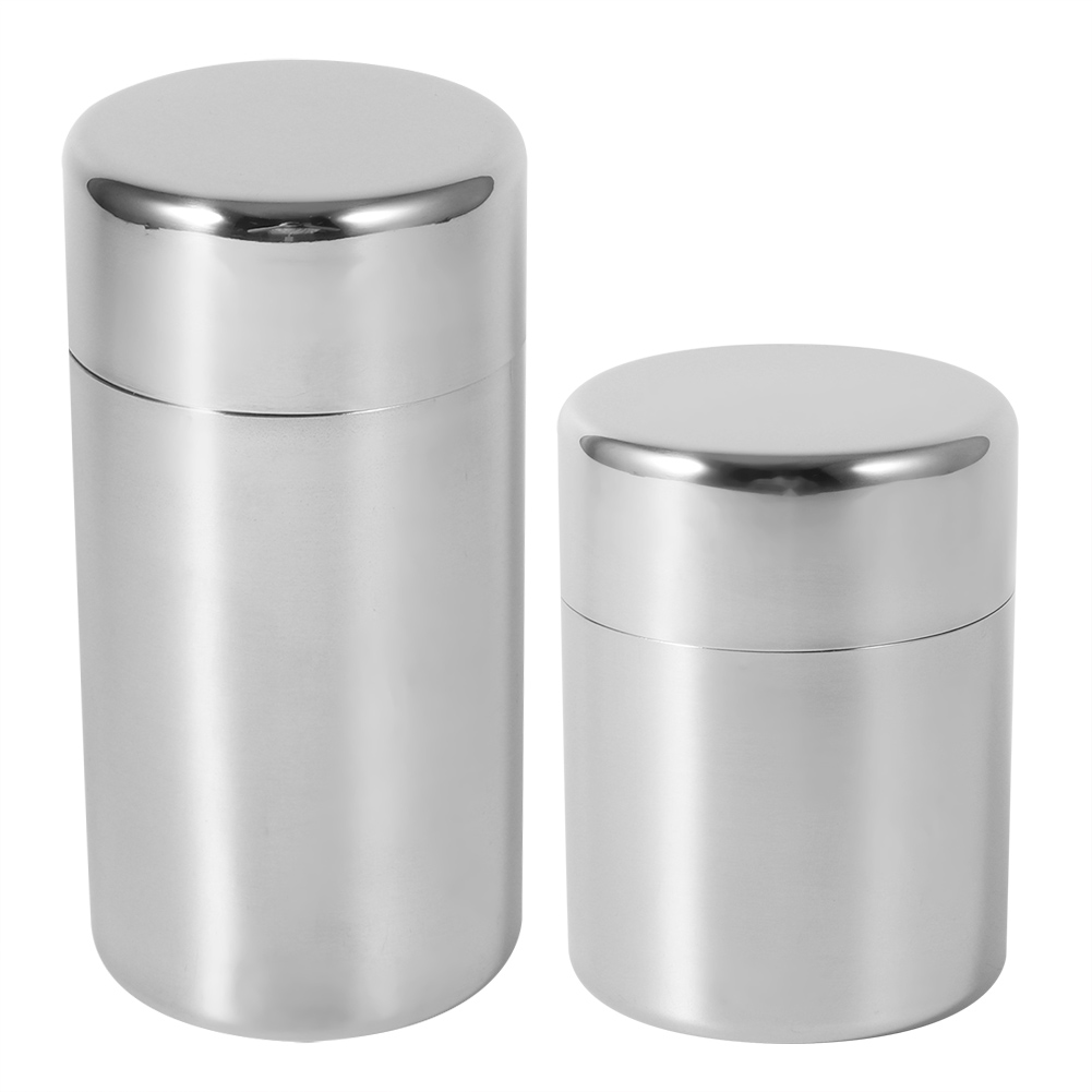 Coffee Leaves Tea - Kaleng daun teh Stainless Steel, kaleng