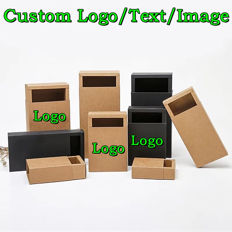 Coffee Tea Drawer Organizer - 20 Buah Kotak Lipat Kertas Hitam