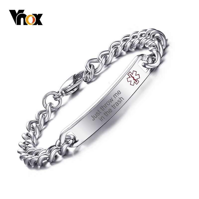 Coffee Tea Or Me - Vnox Medical Alert ID Gelang untuk