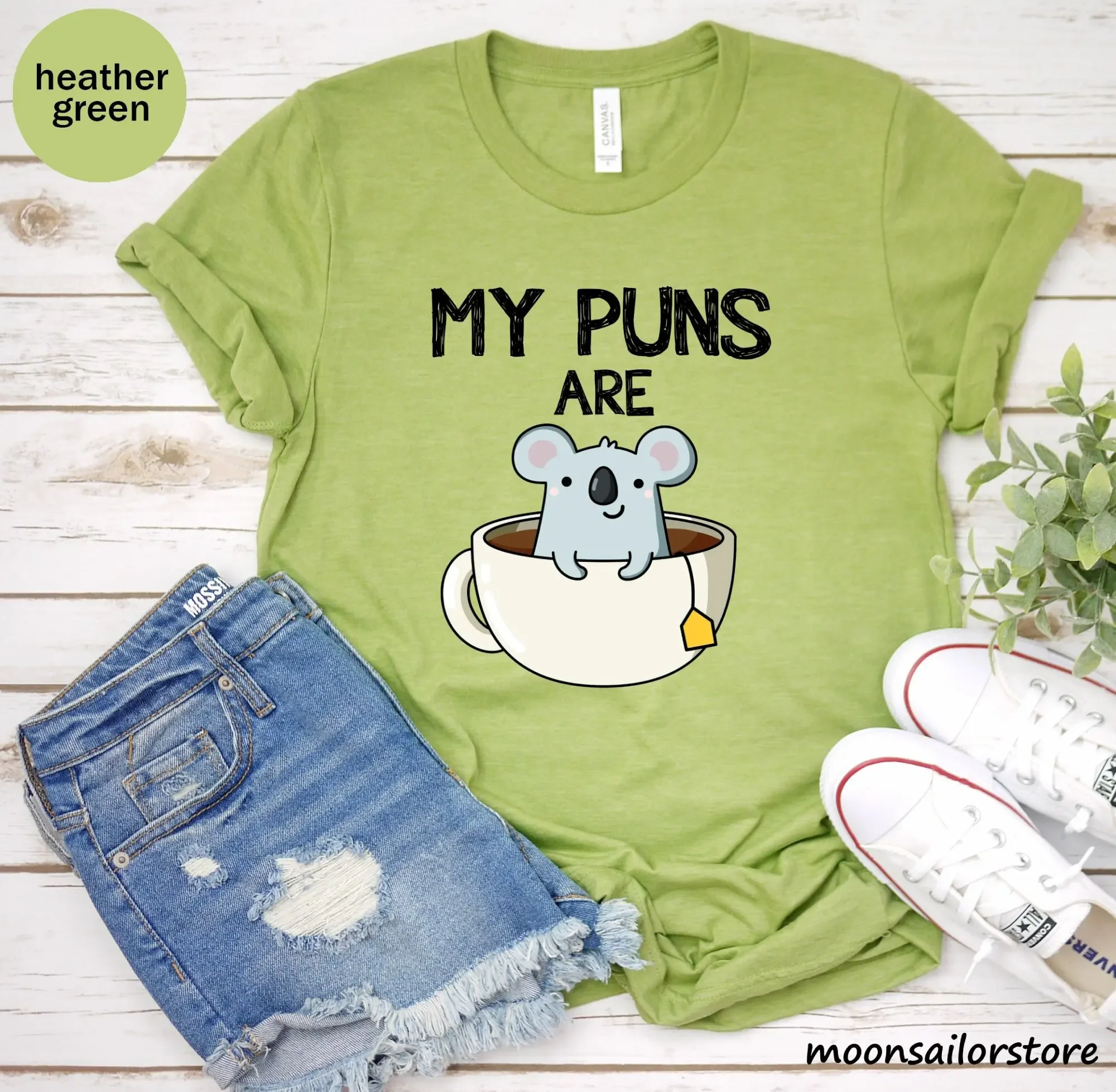 Coffee Tea Knits - Kaos My Puns Are Koala Tea
