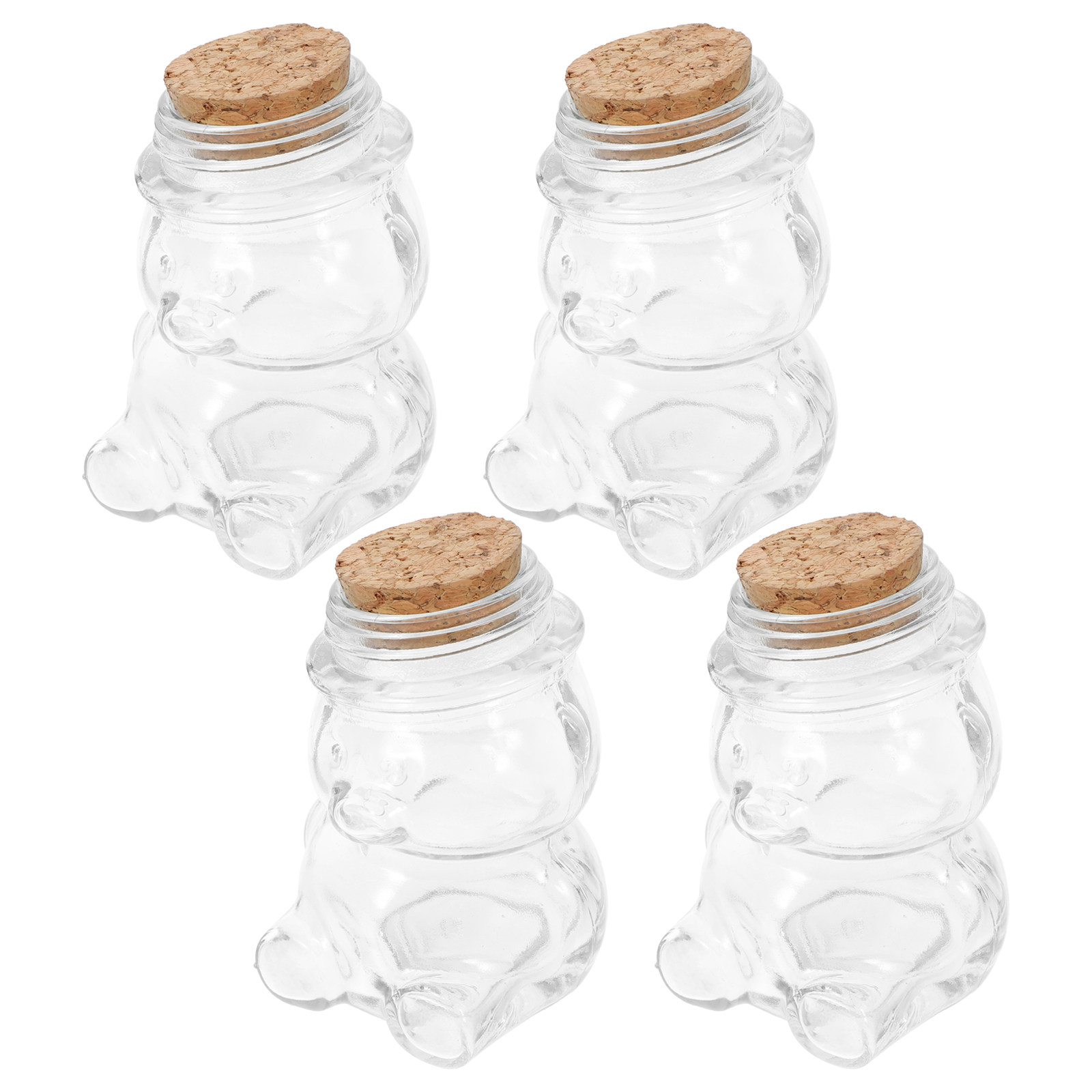 Coffee And Tea Glass - 4 Buah Set Toples Permen Kaca