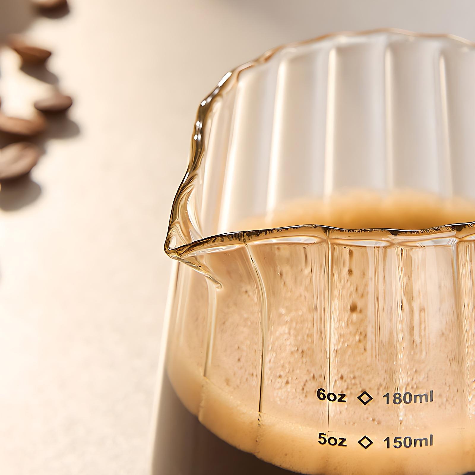 OANKR Gelas Ukur 6 oz dengan C - Coffee And Tea Glass ulasan dan harga