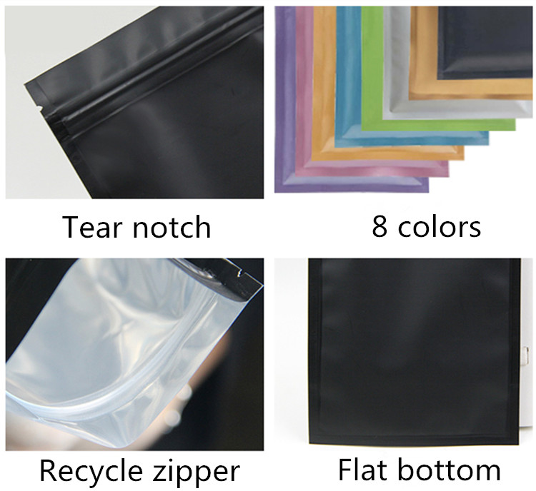 200PCS Kantong Kemasan Ziplock - Coffee Tea Images ulasan dan harga