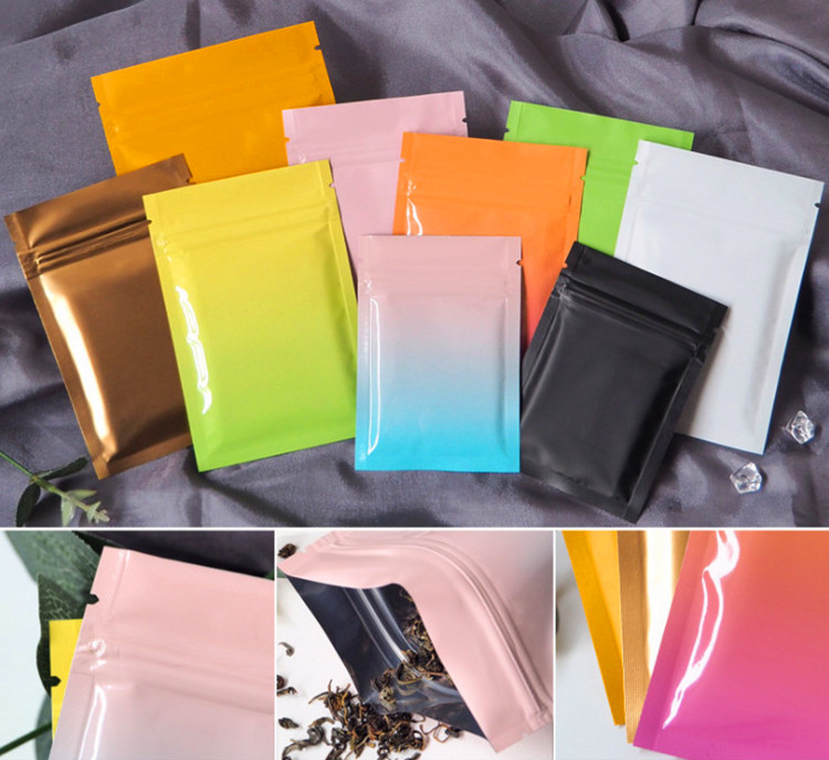 200PCS Kantong Kemasan Ziplock - Coffee Tea Images ulasan dan harga