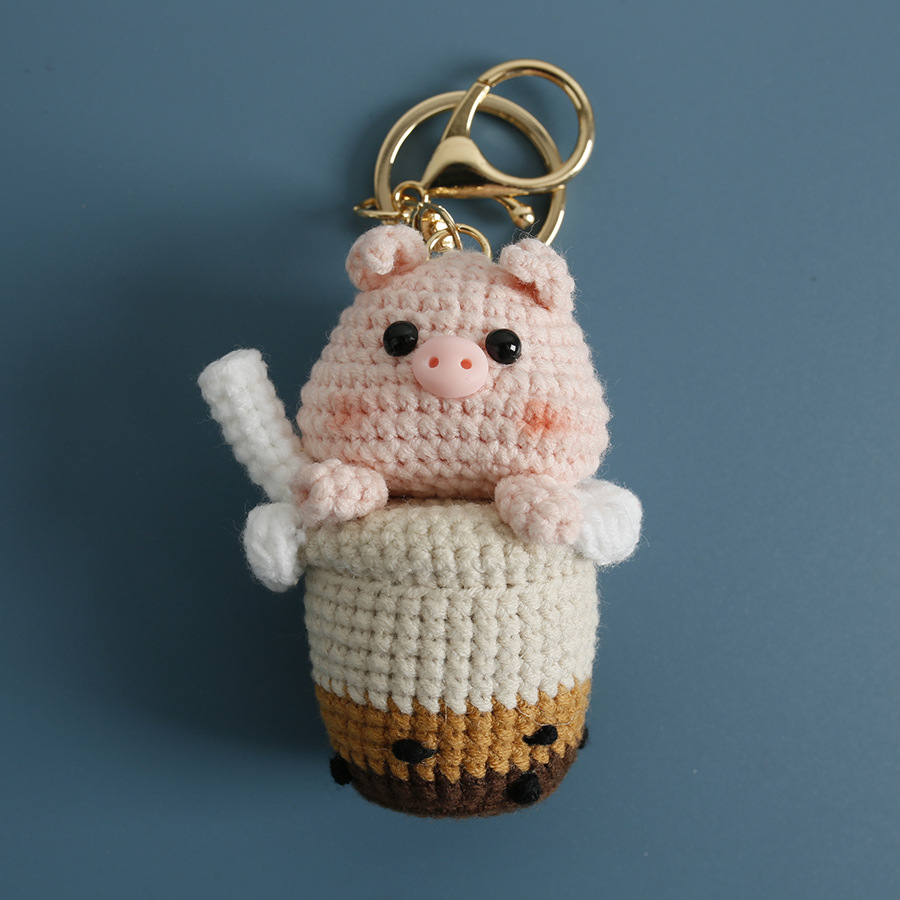 Gantungan Kunci Rajutan Boneka - Coffee Tea Knits ulasan dan harga