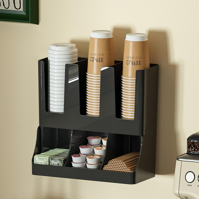 Kotak Penyimpanan Gelas Kertas - Coffee Tea Drawer Organizer ulasan dan harga