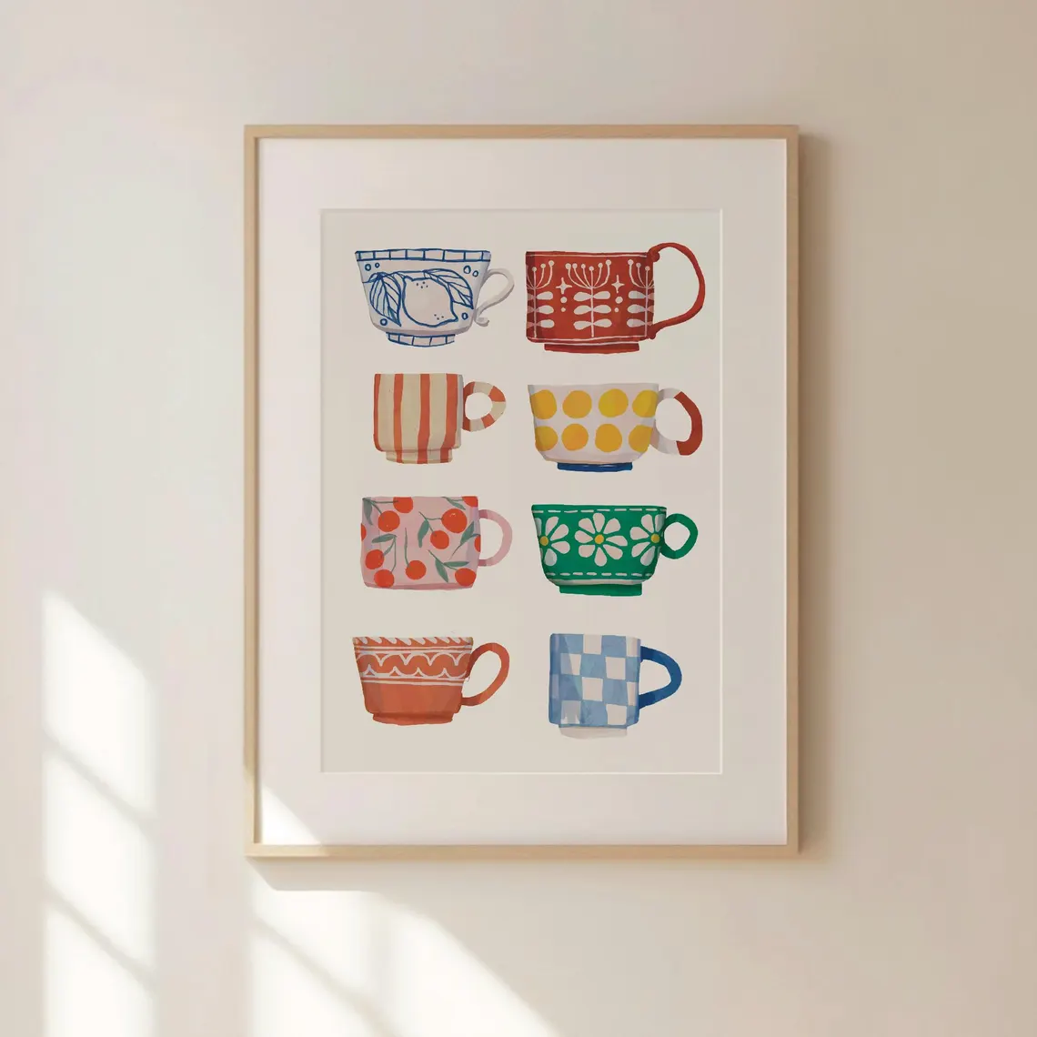 Cetakan Cangkir Teh, Poster Sa - Coffee And Tea Bar ulasan dan harga