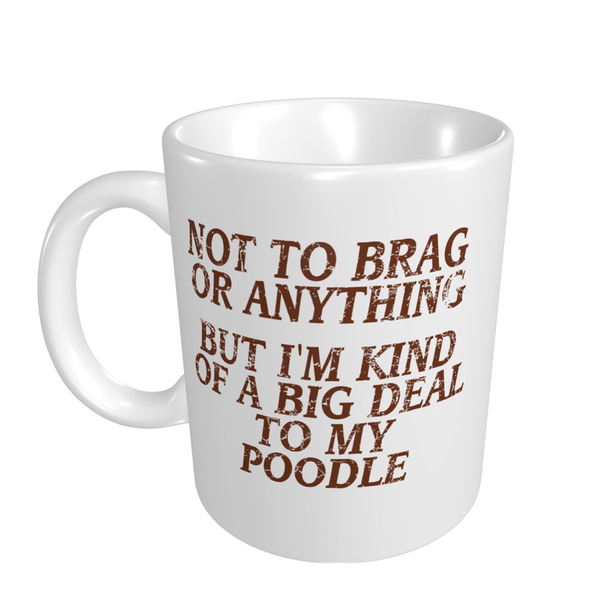 Mark Cup Mug Poodle Lelucon An - Coffee Tea Jokes ulasan dan harga