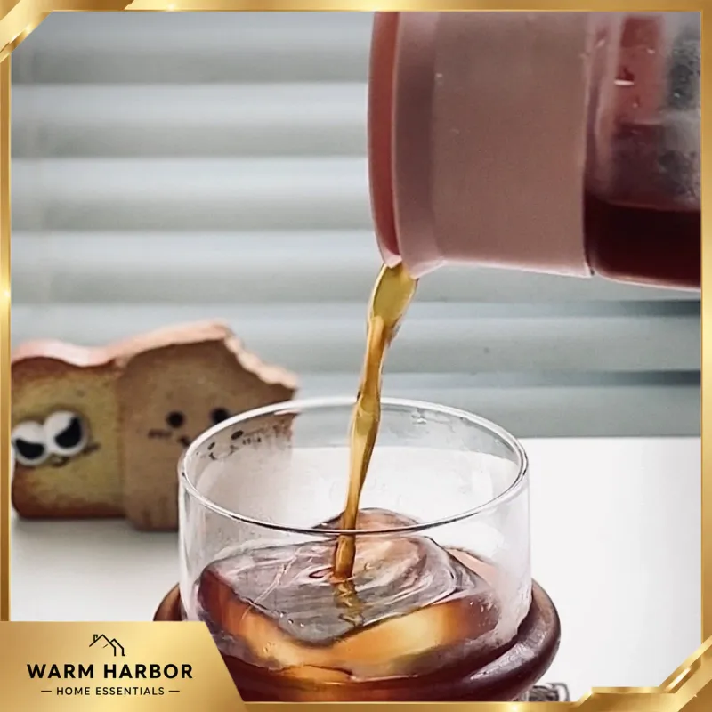 Pembuat Kopi Cold Brew Kaca He - Coffee And Tea Glass ulasan dan harga