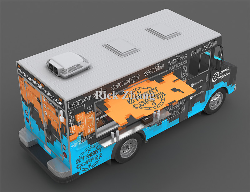 Mobil listrik kendaraan makana - Coffee Tea Vendor ulasan dan harga