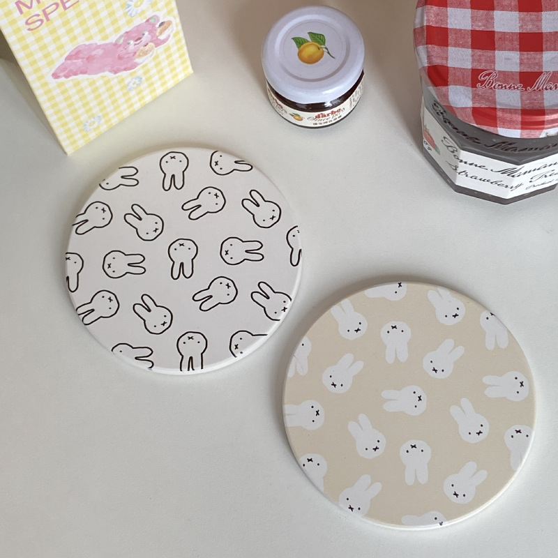Tatakan Gelas Kopi Seri Miffy  - Coffee Tea Room ulasan dan harga