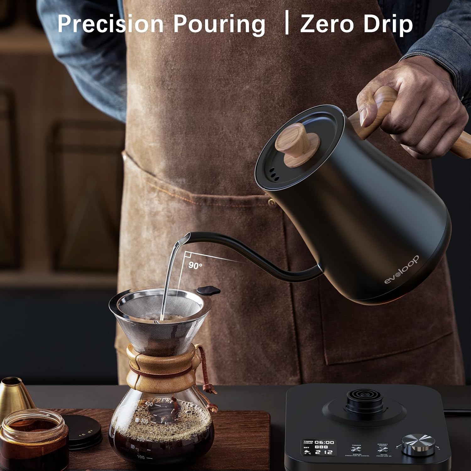 Ketel Listrik Gooseneck Presis - Coffee Tea Images ulasan dan harga