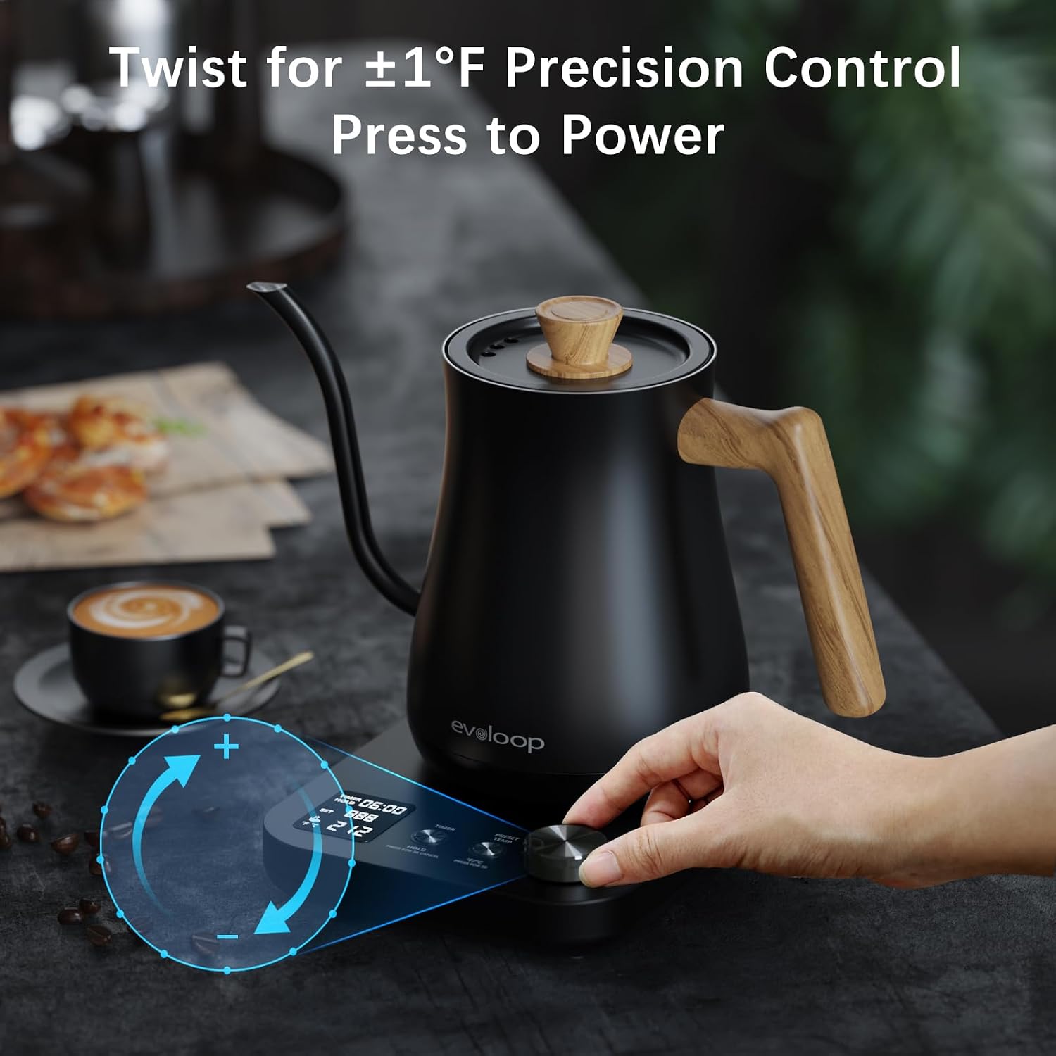 Ketel Listrik Gooseneck Presis - Coffee Tea Images ulasan dan harga