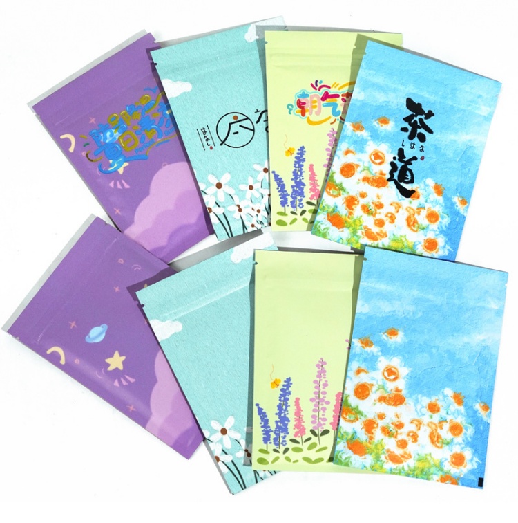 200PCS Kantong Ziplock Alumini - Coffee Tea Images ulasan dan harga