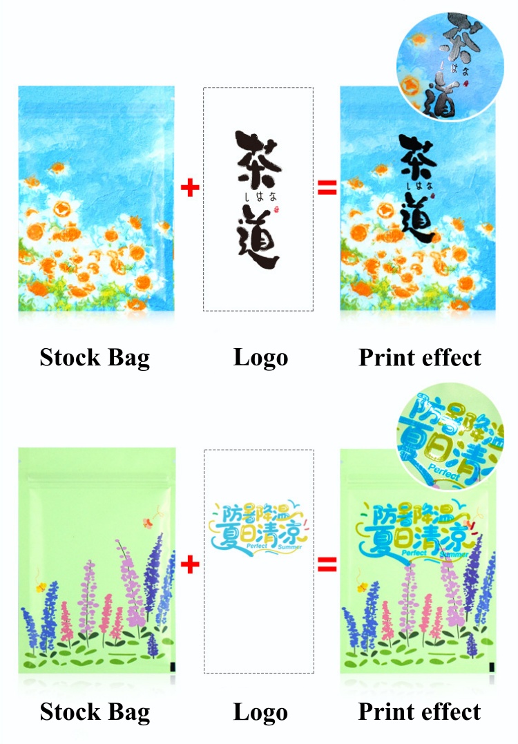200PCS Kantong Ziplock Alumini - Coffee Tea Images ulasan dan harga