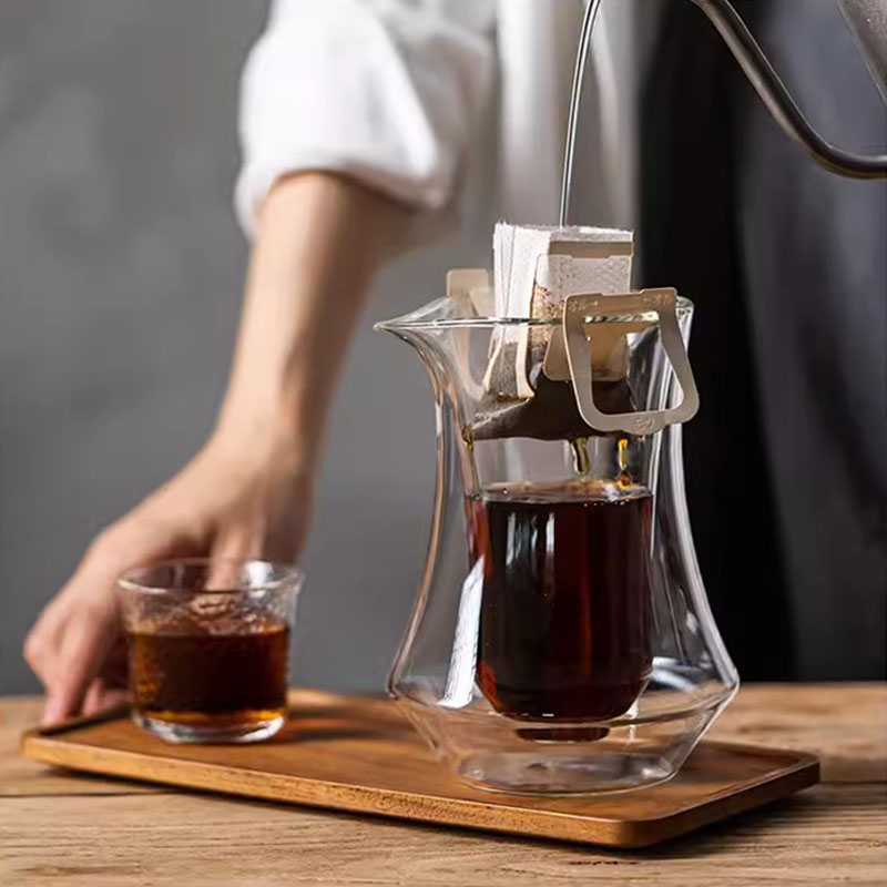 YWDL 300ml Pot Kopi Kaca Dua L - Coffee And Tea Glass ulasan dan harga