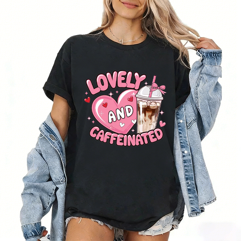 Kaos Kopi Susu Teh Lucu Pola K - Coffee Tea Knits ulasan dan harga