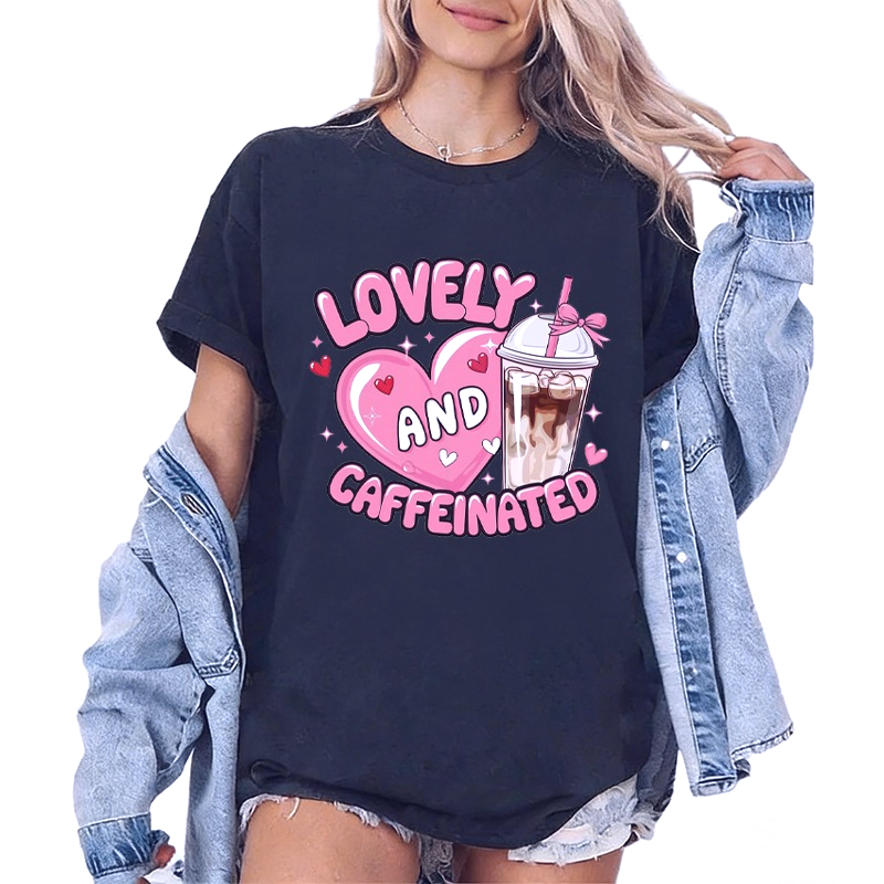 Kaos Kopi Susu Teh Lucu Pola K - Coffee Tea Knits ulasan dan harga