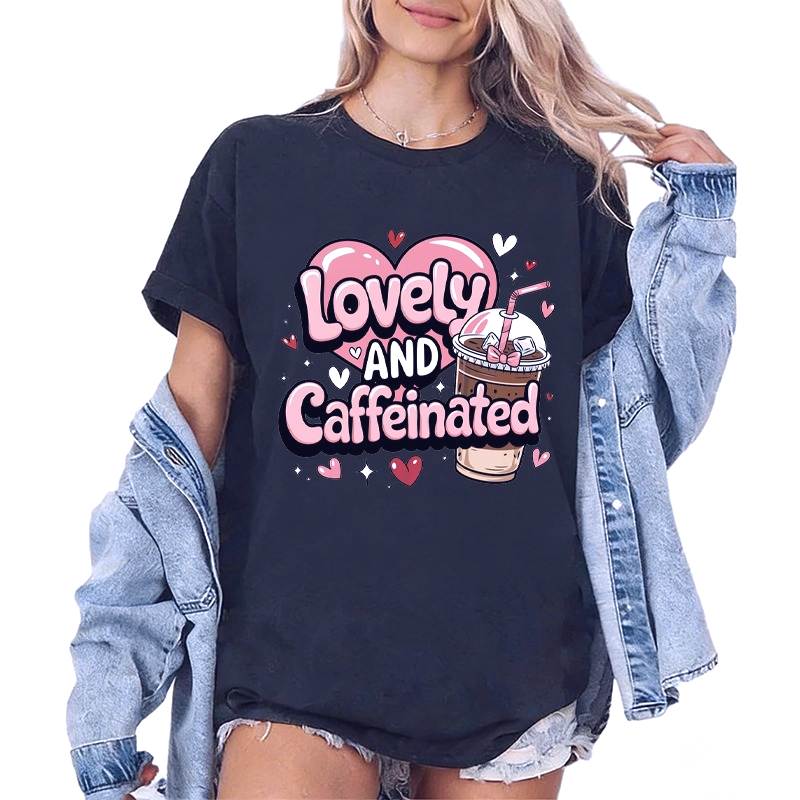Kaos Kopi Susu Teh Lucu Pola K - Coffee Tea Knits ulasan dan harga