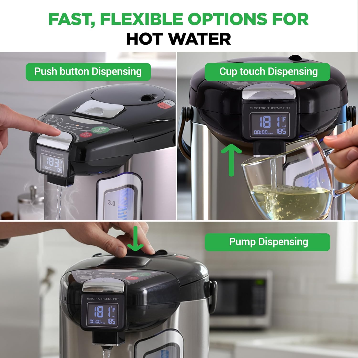 Dispenser Air Panas Listrik 4L - Coffee Tea Images ulasan dan harga