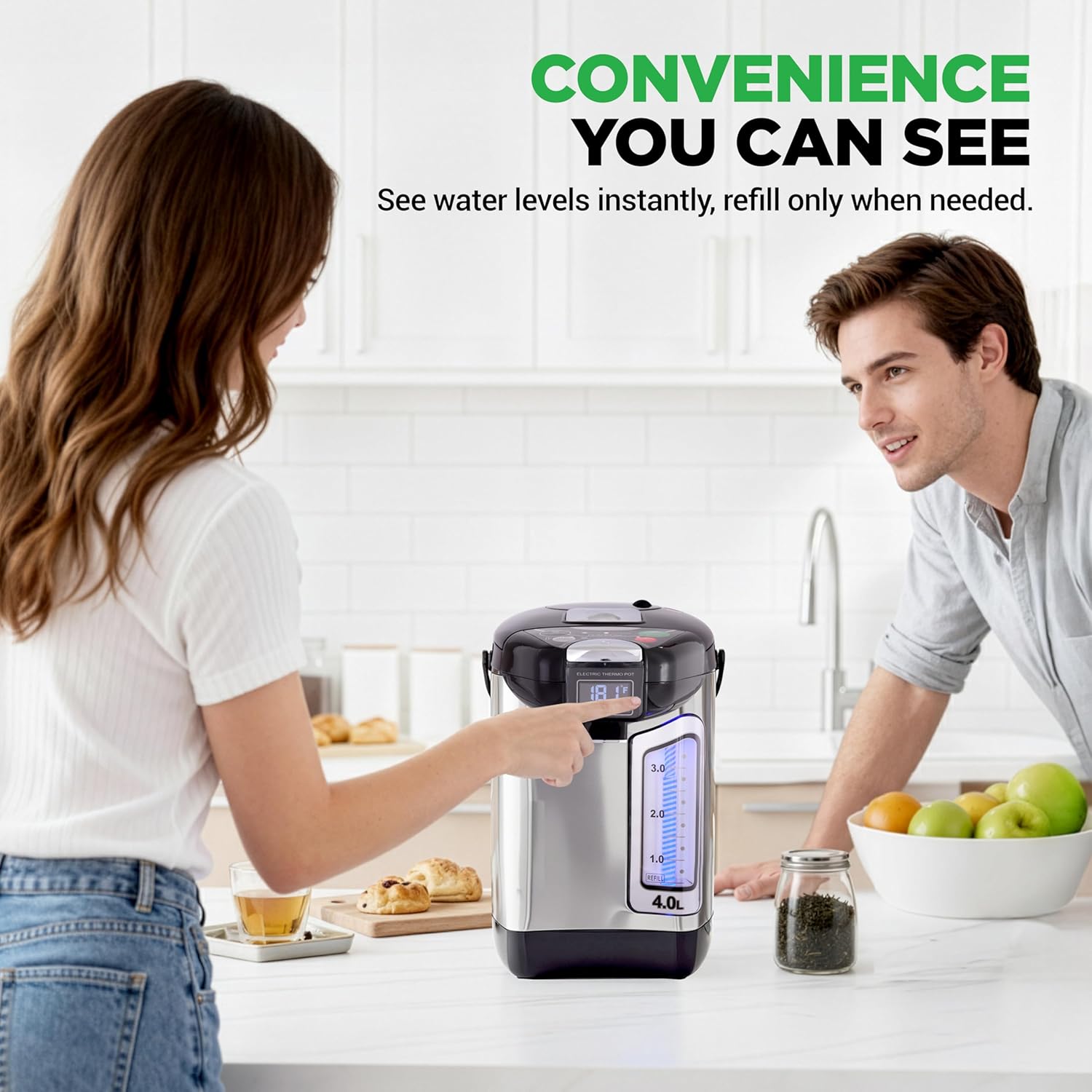 Dispenser Air Panas Listrik 4L - Coffee Tea Images ulasan dan harga