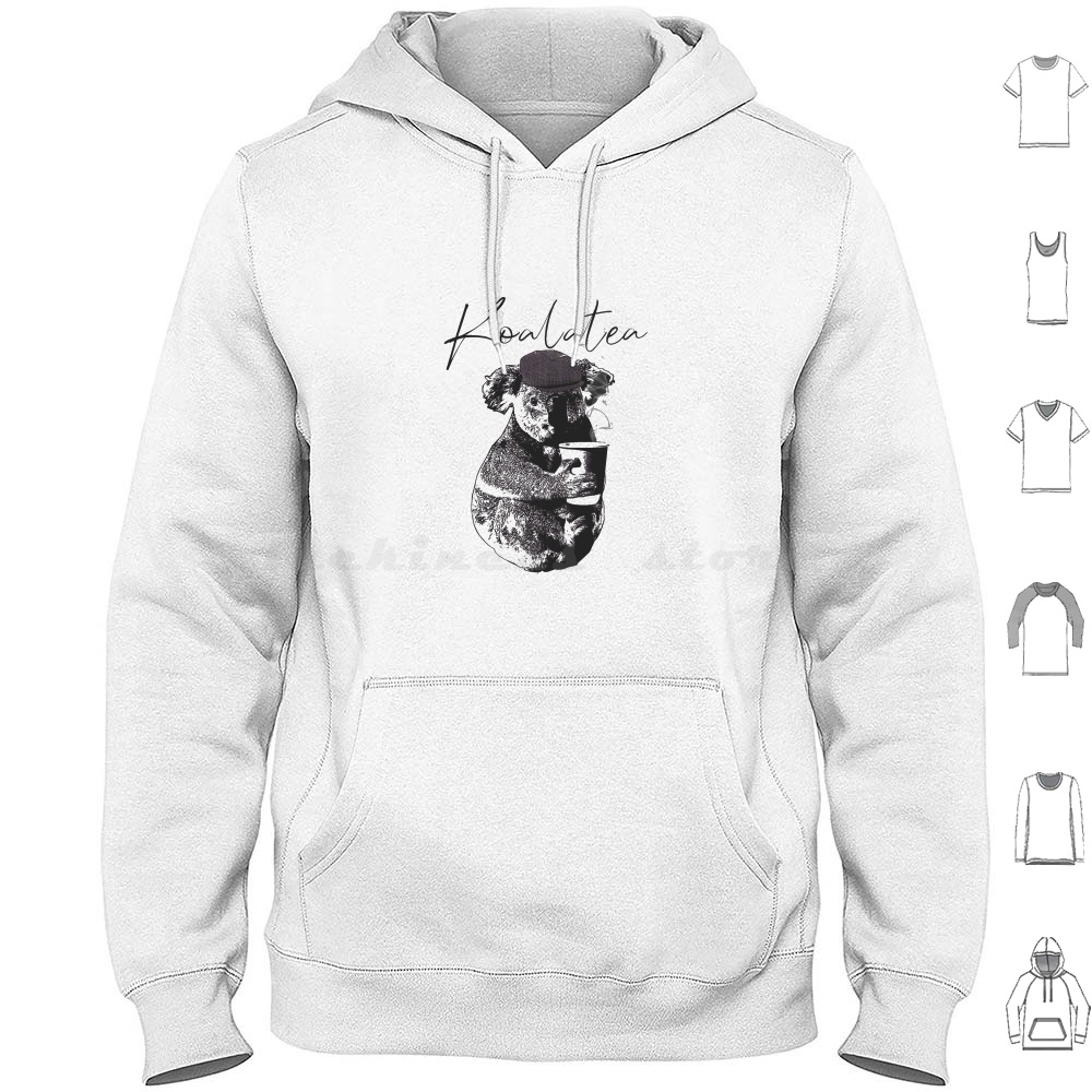 Koalatea Hoodie Katun Lengan P - Coffee Tea Jokes ulasan dan harga