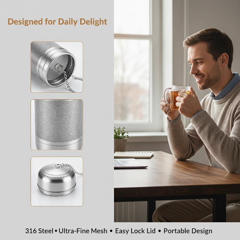 Saringan Teh Stainless Steel,  - Coffee Leaves Tea ulasan dan harga