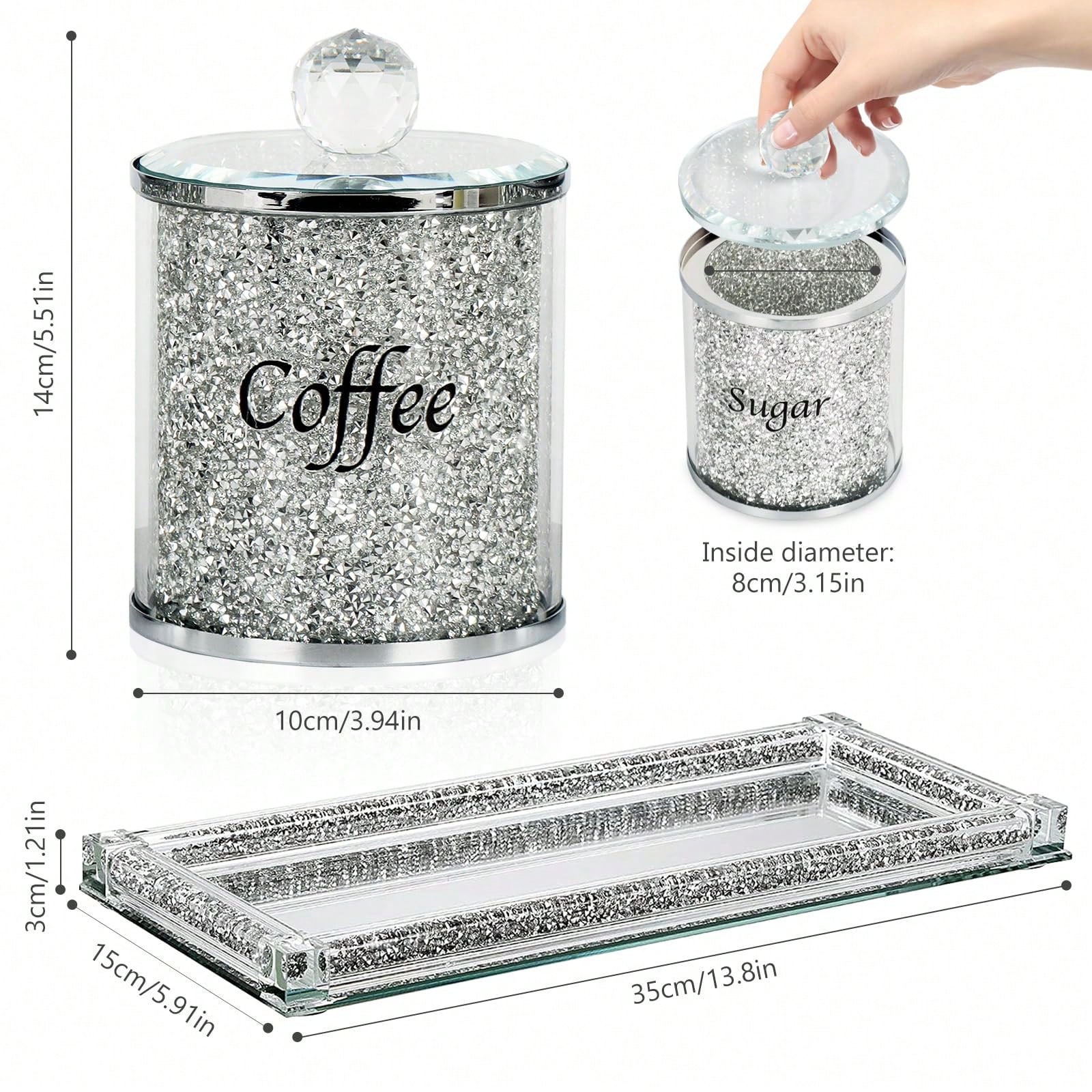 Set Wadah Kopi Gula Teh Berkil - Coffee And Tea Bar ulasan dan harga