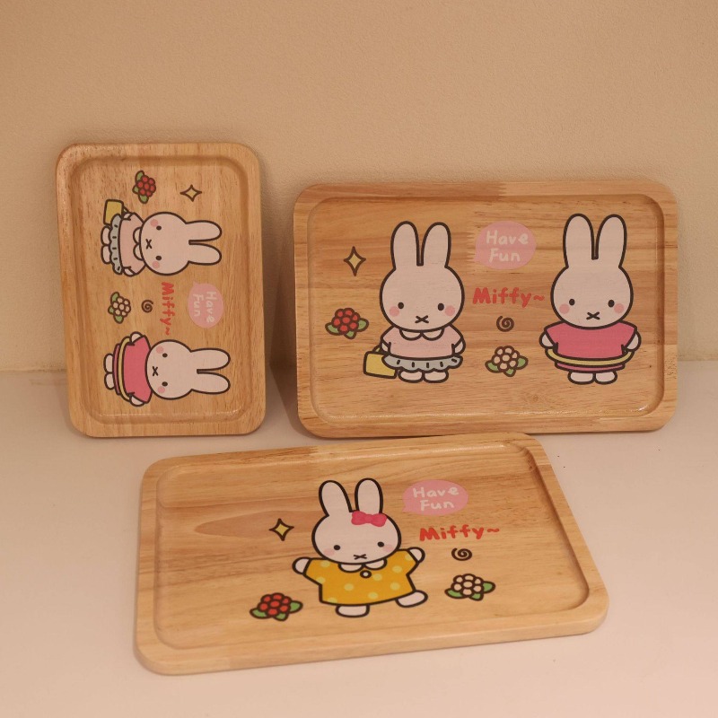 Piring Kayu Miffy Rabbit Kawai - Coffee Tea Room ulasan dan harga