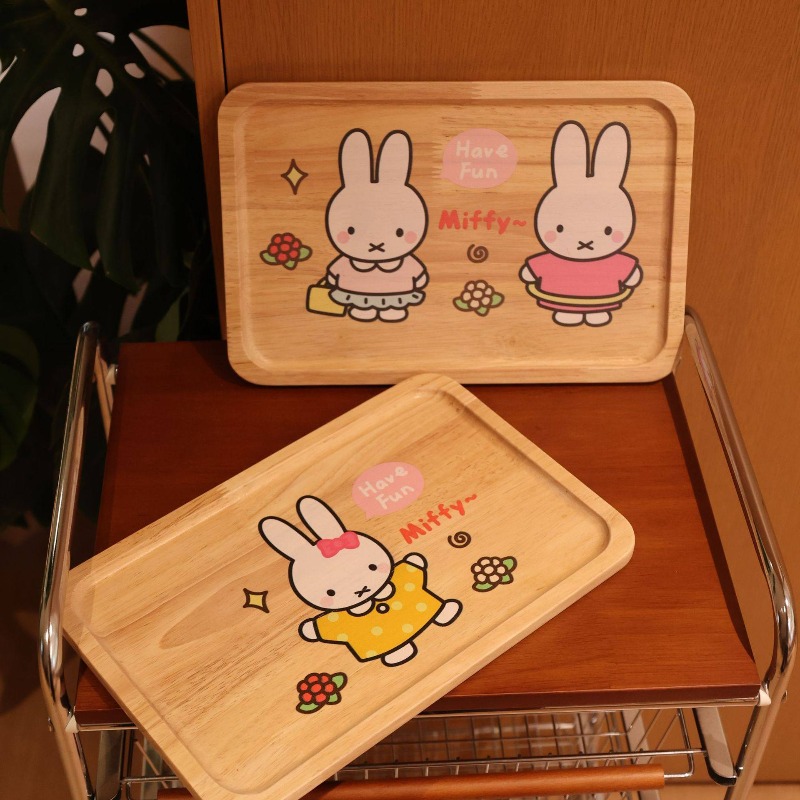Piring Kayu Miffy Rabbit Kawai - Coffee Tea Room ulasan dan harga