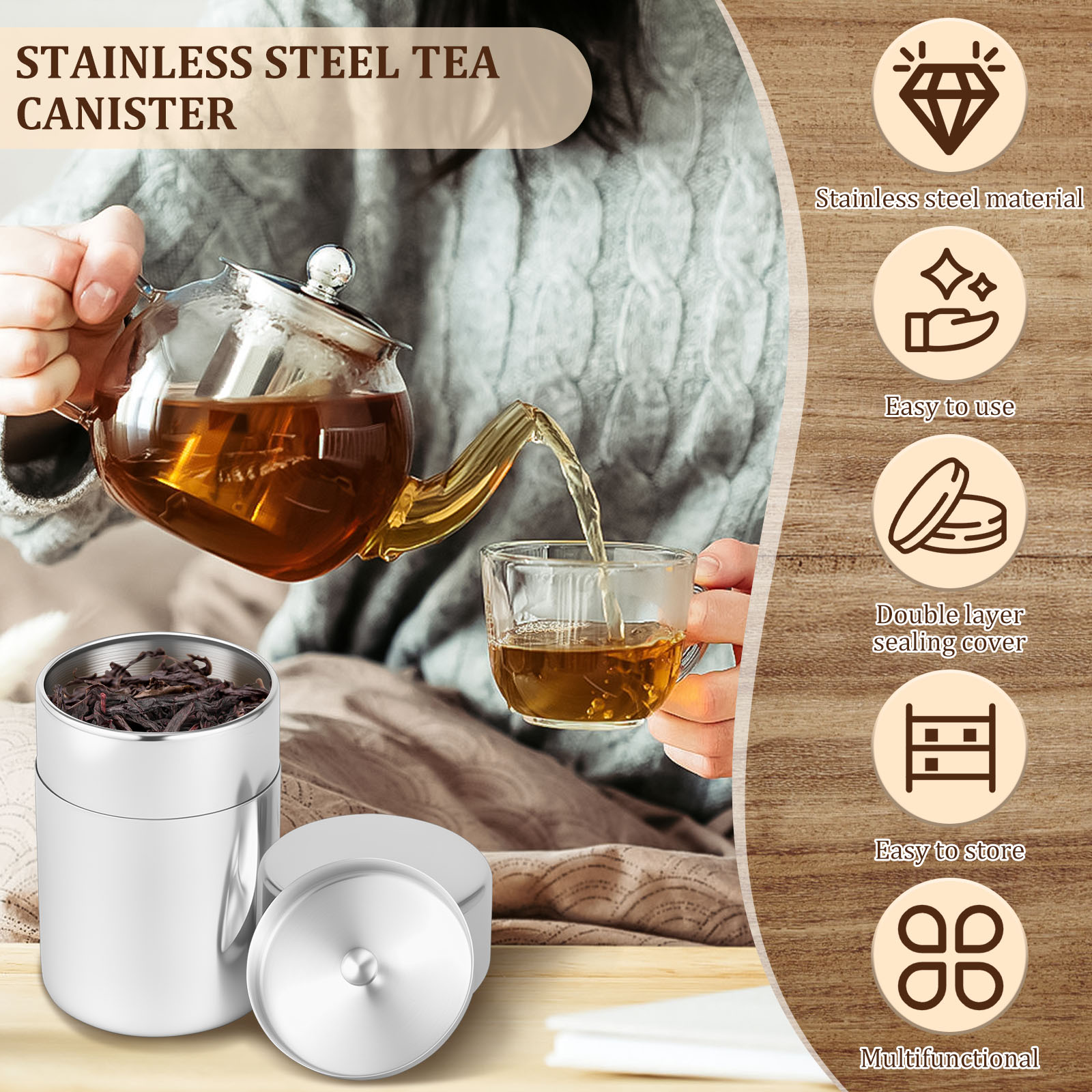 Kaleng Kaleng Daun Teh Baja Ta - Coffee Leaves Tea ulasan dan harga