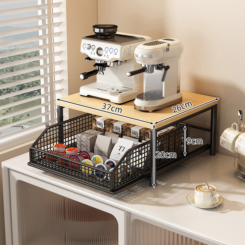 Rak Penyimpanan Mesin Kopi, Or - Coffee Tea Drawer Organizer ulasan dan harga