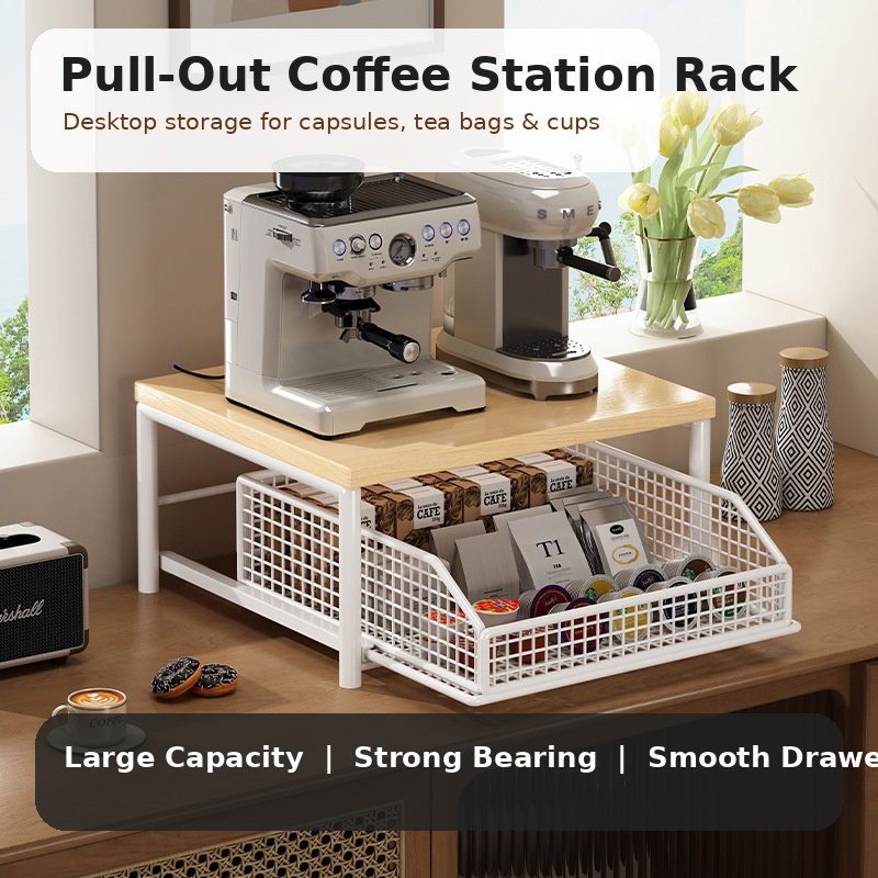 Rak Penyimpanan Mesin Kopi, Or - Coffee Tea Drawer Organizer ulasan dan harga