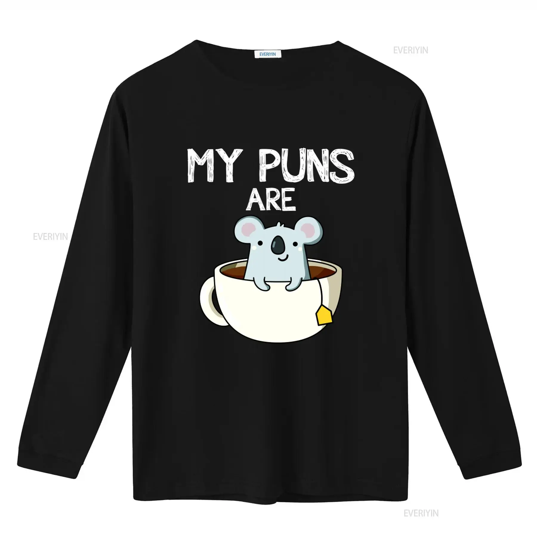 Kaos Desain Teh Koala dengan K - Coffee Tea Jokes ulasan dan harga