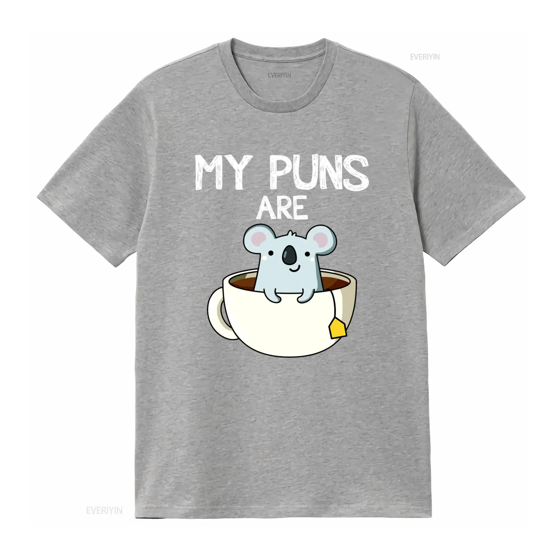 Kaos Desain Teh Koala dengan K - Coffee Tea Jokes ulasan dan harga